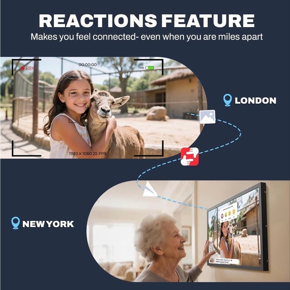 Smart Digital Photo Frame - Black Border - Picture 5 of 8